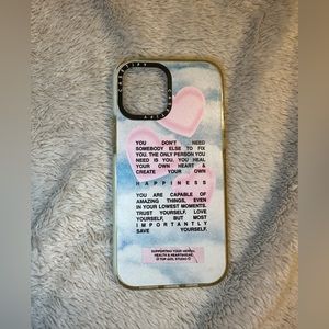 Casetify iPhone 12 Pro Max Save yourself by Top Girl Studio case